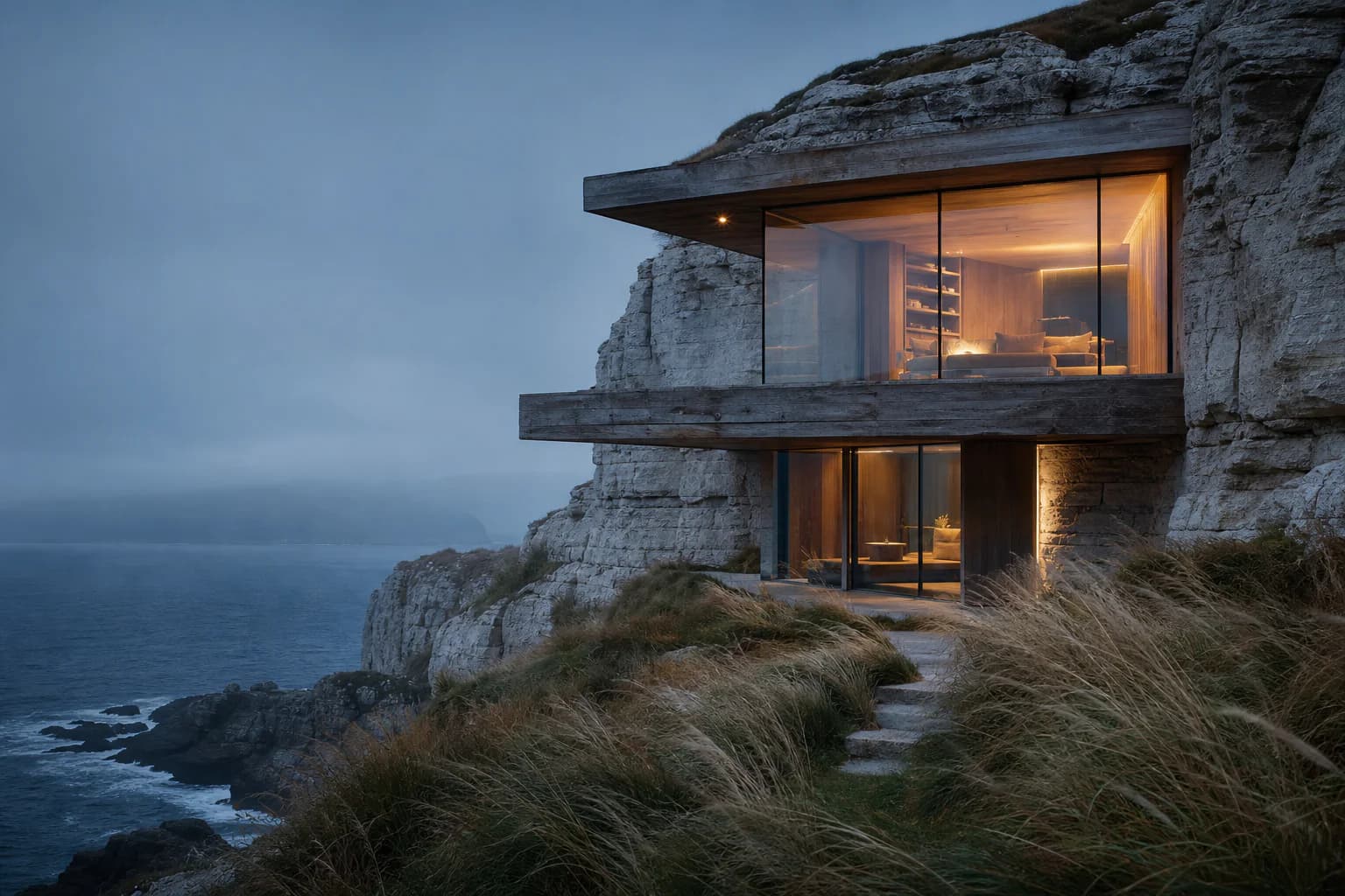 Halcyon House — Coastal Hospitality — An image-led direct-booking experience for a fictional coastal retreat, balancing atmosphere, room discovery, and conversion clarity.